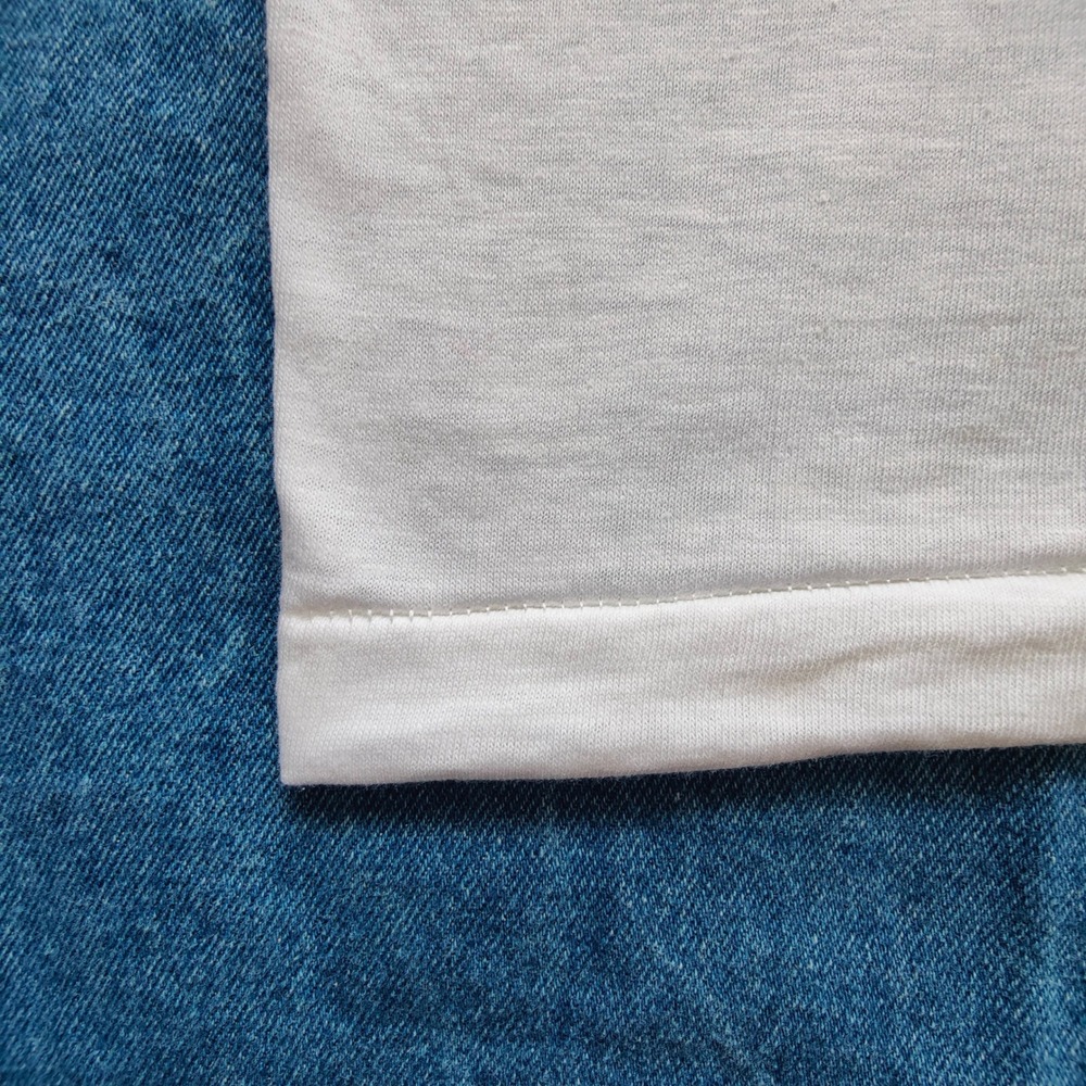 Vintage 1970s Hi Cru Stedman TShirt Single Stitch Jeep Graphic Pocket California - Picture 4 of 8